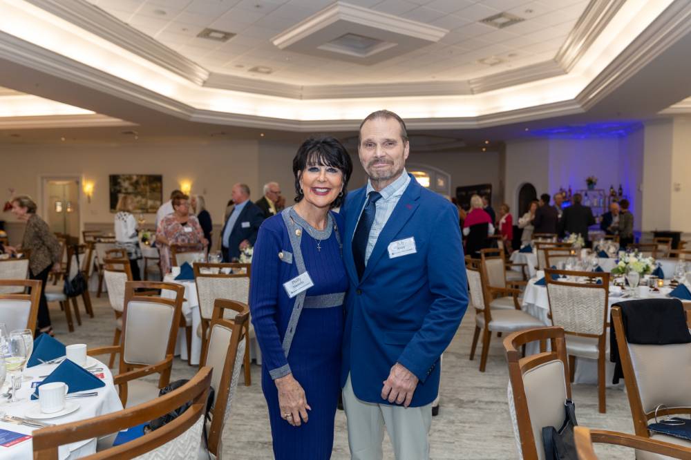 President Philomena Mantella with husband Bob Avery